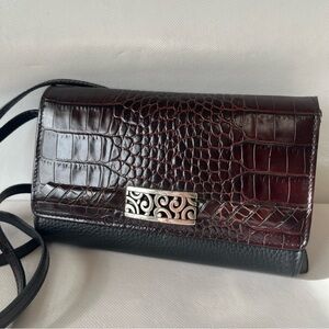 Vintage Brighton 2 Tone Crossbody Bag
